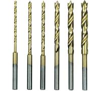 Proxxon – Jeu de forêts spirales HSS 28876 – 1,5–4 mm, 6 pièces, pointe de centrage, boîte