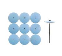 Proxxon Polissoirs élastiques en silicone en forme de lentille, 10 pcs