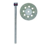 Proxxon Disque diamanté 2228844 – Ø 20 mm – trous de refroidissement – tige Ø 2,35 mm