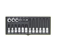 Proxxon Proxxon Jeu de clés à douilles spéciales pour vis à denture multiple XZN, 18 pcs. Quantité:1