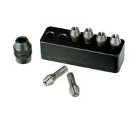 Jeu de pinces de serrage en acier MICROMOT - 6 pinces de 1,0 à 3,2 mm - PROXXON - 28940