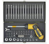 Proxxon Ratsche/Bit Set Schraubendreher, Steckschlüsseleinsätze, Magnethalter