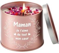 PRSTENLY Cadeau Maman, Cadeau Anniversaire Maman de Fille Fils - Bougie Aromathérapeutique Parfumée à la Lavande 9oz, Idée Cadeaux Noel Unique de la Part de Fille