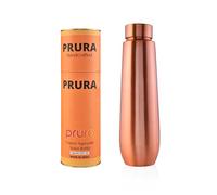 PRURA Bouteille d'eau en cuivre pur ayurvédique anti-fuite
