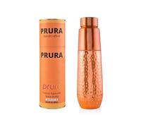 PRURA Bouteille d'eau en cuivre pur ayurvédique anti-fuite