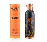 PRURA Bouteille d'eau en cuivre pur Ayurvédique étanche