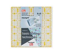 Prym 611475 Règle Universelle, 6x6 Pouces Angle, Plastique, Transparent, 6 x 6 inch