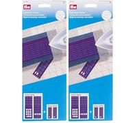 Prym 611937 Règles de repassage de Plastique, universelles (Lot de 2)