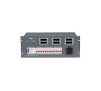 Showtec Distributeur électrique PSA-32A12S – 12x MCB, sorties Schuko, 32 A 400 V