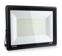 Psatfito G Projecteur LED 200w, 21600 Lm Projecteur LED Extérieur, Étanchéité Ip66 Lumière Blanche du jour 6000k Éclairage de Sécurité Extérieur pour Entrepôt, Garage, Arrière-Cour, 1 pièce