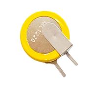 Psdndeww Durability ML1220 Batterie rechargeable 3 V avec broche à faible décharge pour applications industrielles Batterie rechargeable avec broche pliable