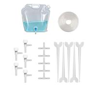Psdndeww Récipient d'eau réglable de 10 L avec contrôleur pour distribution de plantes facile à utiliser accessoire d'extérieur portable irrigation de jardin