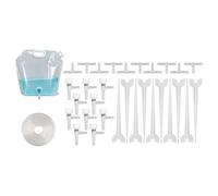 Psdndeww Récipient d'eau réglable de 10 L avec contrôleur pour distribution de plantes facile à utiliser accessoire d'extérieur portable irrigation de jardin