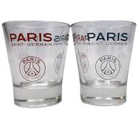 PSG 2 x Verre shooter à liqueur Collection officielle PARIS SAINT GERMAIN
