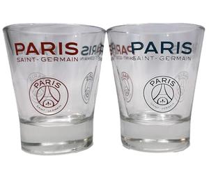 PSG 2 x Verre shooter à liqueur Collection officielle PARIS SAINT GERMAIN
