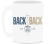 PSG Mug Back to back 2 étoiles - Collection officielle PARIS SAINT GERMAIN | Champions d'Europe 2025 et 2026 ! 2 étoiles, à jamais les premiers !