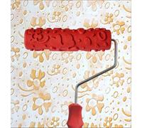 Psivika Rouleau de peinture décoratif en caoutchouc avec poignée en plastique pour traitements muraux, décoration de meubles et finitions d'armoires 17,8 cm