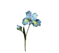 PSNKLMM Fleur d'iris Artificielle imprimée en 3D, 5 pièces/lot, décoration de Mariage, Arrangement Floral Table fête, Maison, Fausses Fleurs(Color 4)