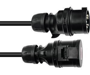 PSSO CEE Extension 16A 5x2.5 5m Black Edition - Câbles CEE