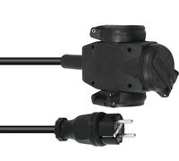 PSSO Extension 3x2.5 10m 3-fois bk - Câbles Schuko