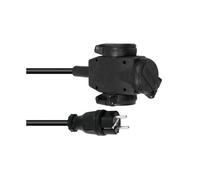 PSSO Extension 3x2.5 15m 3-fois bk - Câbles Schuko