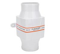 Pssopp 3 Pouces Ventilateur de Cale Marine, 130 CFM 12V DC | Ventilateur de ventilation en ligne, faible tirage 2,5 A, ABS résistant à la corrosion, élimine l\'humidité des fumées,