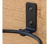 Pssopp Anneau de Support de Pot de Fleur fixé au Mur avec Support de Bras Oscillant 6 Pouces Cintre de Plante en Métal Robuste Paquet de 3 pour Porche de Balcon de Jardin Vertical Intérieur Extérieur