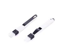 Pssopp Brosse de Nettoyage Pliable avec Pelle à Poussière, Matériau APP, Nettoyeur de Crevasses, Brosse de 17 Cm, Pelle à Poussière de 14 Cm pour Clavier de Fenêtre, Coin de Cuisine, Nettoyage de