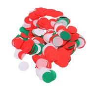 Pssopp Confettis Ronds de 2,5 Cm, 30 G, Feuille de Tissu Colorée, Points Mélangés, 1 Pouce, Ne Se Décolore Pas, pour Décoration de Table, Ballon, Fête D'anniversaire, (30g)