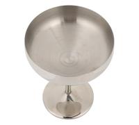 Pssopp Ensemble de Verres à Cocktail Tasse à Cocktail en Acier Inoxydable 300 Ml SUS304 Verre à Vin en Métal Passe au Lave-vaisselle Rétention du Froid Verres Incassables pour les Fêtes Bar Usage