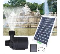 Pssopp Kit de Pompe à Eau Solaire, Silicium Monocristallin, Puissance 100 W, Idéal pour Bassin de Jardin et Bain d'oiseaux