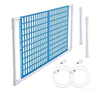 Pssopp Kit de Protection D'écumoire, 42 X 33 Cm, Système de Filet à Ressort pour Piscine Creusée Au-Dessus du Sol, Empêche Le Blocage (1 Jeu)