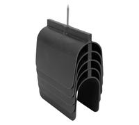 Pssopp Kit D'outils de Localisation de Boîte électrique de Marqueur de Sortie de Cloison Sèche de 5 Pièces avec 5 Embouts Réglables en Acier Inoxydable pour une Coupe Précise de la (BLACK)