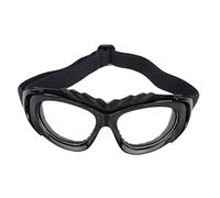 Pssopp Lunettes de Protection Sportives Unisexes, Verre en PC Résistant aux | Bouclier oculaire incurvé pour le basket-ball, sangle amovible absorbant la transpiration, clarté optique incassable, étui