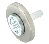 Pssopp Meule en Acier Inoxydable, Affûteur de Couteaux Multi-grains avec Arbre et clé pour un Usage Domestique, Diamètre de 5,6 Cm pour Ciseaux et Perceuses (600 grains)