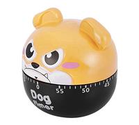 Pssopp Minuterie de Cuisine Mécanique ABS Compte à Rebours Manuel 60 Minutes Rappel de Cloche Forme de Légume Mignon pour la Cuisson Cuisson Friture œufs Biscuits Gâteaux Cuisine à Domicile (Jaune