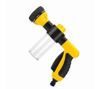 Pssopp Pistolet à Mousse de Lavage de Voiture Vert, Pulvérisateur de Lavage de Voiture à Pulvérisation Réglable avec Portée de 6 M et Stockage de Mousse, Pas de Pression Constante pour les Voitures,