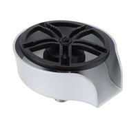 Pssopp Rinceuse à Verre pour évier de Cuisine Lave-tasse en Acier Inoxydable G1 Kit Complet de Nettoyage à Pression Rapide à 2 Fils pour Biberons Bar Verrerie Utilisation en Cuisine (SILVER)