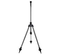Pssopp Support de Trépied d'arrosage de Jardin, Support d'irrigation Réglable en Acier Inoxydable, Filetage G1 2, Hauteur de 57,5 à 90 Cm, pour l'arrosage du Jardin de la Pelouse et de