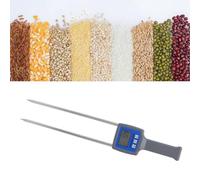 Pssopp Testeur Numérique d'humidité des Grains, Analyseur de Teneur en Eau en Acier Inoxydable avec écran LCD rétroéclairé pour blé, Maïs, Riz, Orge, Avoine