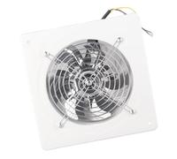 Pssopp Ventilateur D'extraction 220 V 167 Mm 42 W à Montage Mural avec Panneau en Fer Amovible pour Cuisine, Salle de Bain, Chambre à Coucher, Salon, Bureau