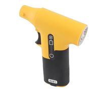 Pssopp Ventilateur Turbo Portable 130 000 Tr/min Puissant Plumeau D'air pour le Séchage des Poils D'animaux, Mini Souffleuse à Neige Portable avec Batterie 3000 MAh pour le (YELLOW)