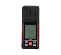 Psychromètre numérique HT607 portable avec point de rosée humide rétroéclairé LCD pour laboratoire industriel ABS noir rouge 137 x 56 x 26 mm