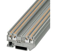 Phoenix Contact Bornier de passage PT 1,5/S-QUATTRO 0,14–1,5 mm² Gris Lot de 50
