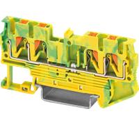 PT 2,5 QUAT PE - Bloc de jonction pour conducteur de terre, PT 2,5-Quattro, vert