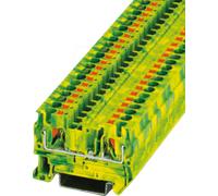 Phoenix Contact Bornier de terre PT 4-PE 0,2-6 mm² vert-jaune, 1 pièce