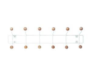 Pt living Patère 12 crochets - Blanc