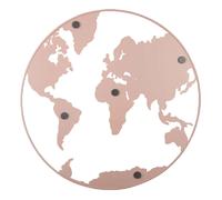 PT' Mappemonde Métal Magnets Rose