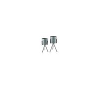 Pt' - Set de 2 supports à plantes ronds Pedestal XL vert