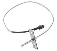 PT1000 Sonde de Température pour Poêles à Granulés Thermomètre à Viande en Acier Large Gamme -70 à 450C Grill Four BBQ Accessoire Câble 35,5 cm